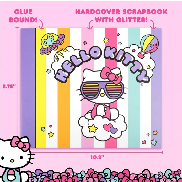 Hello Kitty All-in-One DIY Design Your Own Scrapbook with Over 250 Essentials - Picture 8 of 9